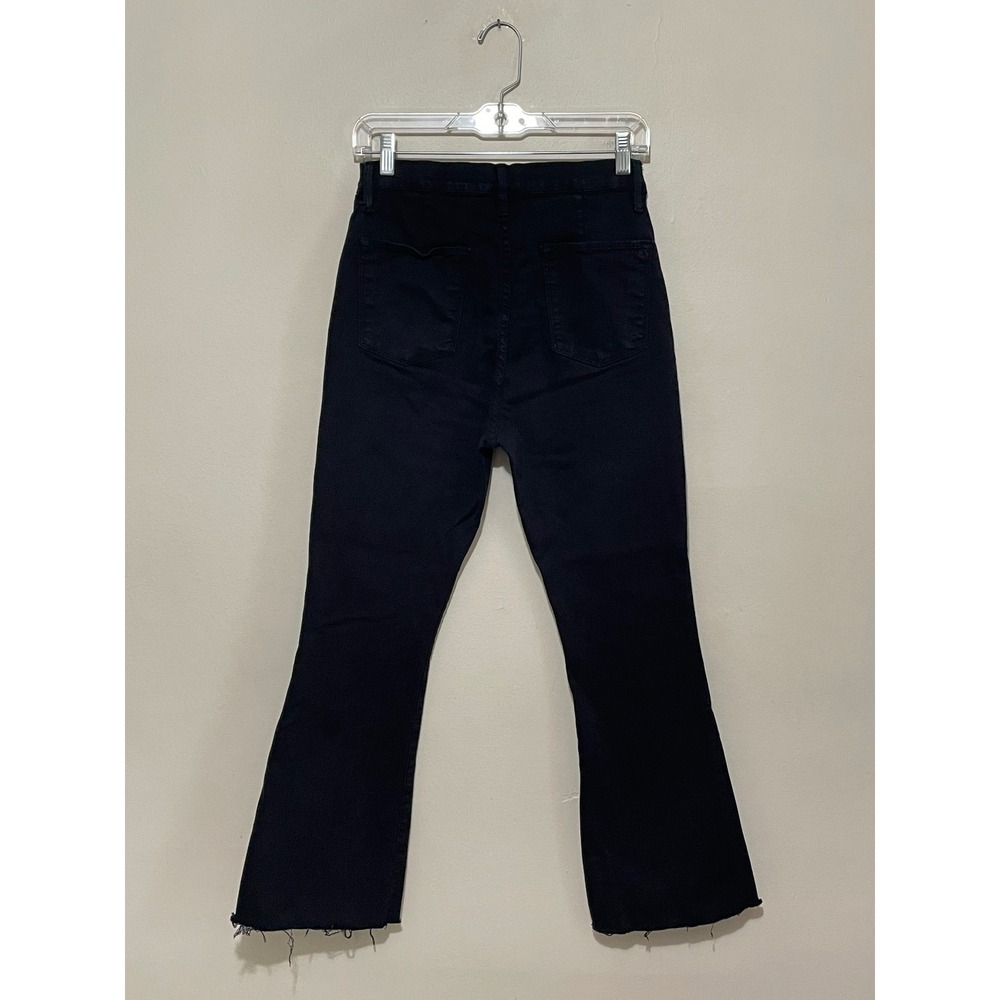 FRAME Denim Le Flare De Francoise Film Noir Black Side Zip Flare Jeans Size 31 - Picture 3 of 6